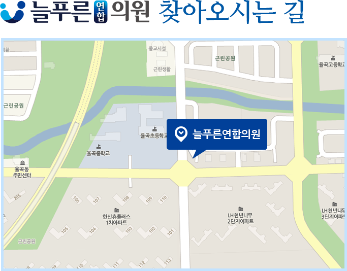늘푸른연합의원 찾아오시는 길
